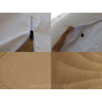 Tente dôme gonflable igloo géant blanc de 18m avec 3 entrées pour les fêtes en plein air N événements de l'usine d'igloo gonflable de Chine