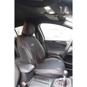Coprisedile auto Red Bull 1 pz, Modello 212 nero/rosso - Product Image 4