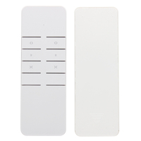 Blanc 8 boutons AAA alimenté par batterie 38Khz IR RF télécommande Support personnaliser