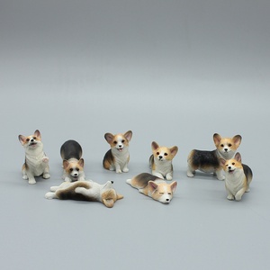 Mini Adornos de Resina de Corgi, Regalo de Cumpleaños con Temática Animal, Decoración de Micropaisaje, Linda y Creativa Figura para Coche - Product Image 3