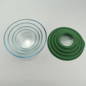 Contenedores de almacenamiento de vidrio de borosilicato duraderos con tapas de silicona, perfectos para planificar comidas, <span class=keywords><strong>almuerzos</strong></span> de oficina y salsas caseras - Product Image 4