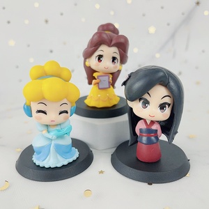 Set de Figuras de Acción de Princesas de Dibujos Animados para Decoración de Pasteles, <span class=keywords><strong>Cenicienta</strong></span>, Reina, Alicia, Muñeca de Princesa de Juguete para Regalos - Product Image 3