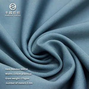 6002# Nylon Woven Spandex Sportswear Yoga Fabric 62% Nylon 38% Spandex 170g Lightweight Breathable Quick-Dry For Fitness Yoga