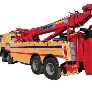 Chinesische 50Ton Road Wrecker Abschlepp wagen Kran mit Howo und Shacman Trucks Optional - Product Image 1
