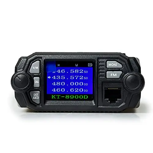 सर्वाधिक बिकने वाली कार मोबाइल हैम रेडियो अच्छी गुणवत्ता वाला 25W पोर्टेबल वीएचएफ यूएचएफ एफएम ट्रांसीवर QYT डुअल बैंड मिनी मोबाइल रेडियो KT-8900D