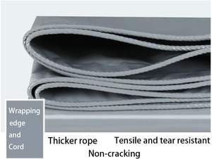 LIYUAN Durable Rip Tear Proof Wasserdicht Durable Housse de protection résistant aux intempéries PVC pour toit <span class=keywords><strong>Camping</strong></span> <span class=keywords><strong>Piscine</strong></span> - Product Image 5