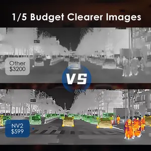InfiRay NV2 registratore di guida a lungo raggio termocamera termica anti-incidenti veicolo montato termocamera