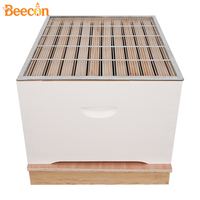 Neuer Beecon Unmontierter 20mm Dicker 2-Schichtiger 8-Rahmen Australischer Bienenstock mit Bienenwachsrahmen 1-Jahres-Tierhaltungsausrüstung