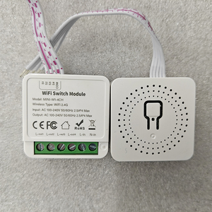 Module d'automatisation domestique intelligent Tuya WiFi Mini DIY Switch 1 2 3 4 Gang 16/10A à contrôle bidirectionnel via Alexa Google Home Smart Life - Product Image 1