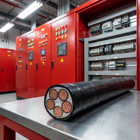 Câble d'alimentation ignifuge certifié ISO9001, homologué CE, à conducteurs en cuivre multiconducteurs, isolé XLPE, gaine PVC, ZC YJV