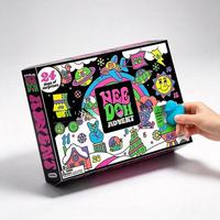 Nouveautés transfrontalières Halloween Noël Jouets en plastique à presser et à éclater Boîtes mystères Calendriers créatifs Squishy 24 jours de surprises