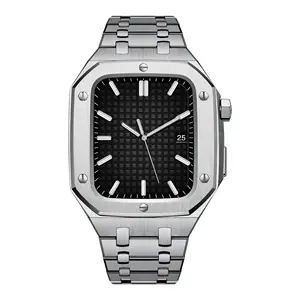 苹果手表7 6 5豪华钢表带iwatch 44毫米45毫米