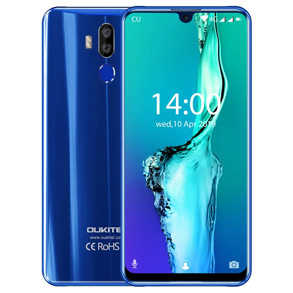 Oukitel K9 Original Phone Waterdrop 7.12 inch Big Screen 6000mAh Quick Charge 4+64GB Mobile Phone android OTG cellphone