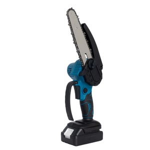 Mini Motosega Elettrica Portatile Fai-da-Te da 4 Pollici, Motore Brushless ad Alta Potenza da 6 Pollici, Batteria agli Ioni di Litio 21V, Utensile da Giardinaggio e Falegnameria - Product Image 1