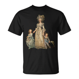 Camiseta con aspecto desgastado estilo vintage de Marie Antoinette Art - Product Image 2