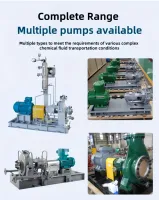 Pompe de transfert d'essence MLG Pompes à puits ouvert pour drain de processus pétrochimique électrique Booster pour drain de processus pétrochimique