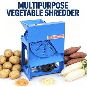 Affettatrice e Tritatutto Multifunzione <span class=keywords><strong>in</strong></span> <span class=keywords><strong>Ghisa</strong></span> di Grado Commerciale per Uso Agricolo e Ristorazione, Ideale per Patate e Manioca - Product Image 1