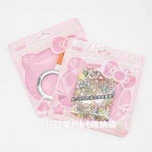 Bolsa autosellable en oferta, bolsa con diseño de hueso de gato KT, bolsa para sellar joyas, bolsa para guardar cosméticos, bolsa para empaquetar accesorios - Product Image 2