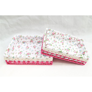 <b>Storage</b> <b>Trays</b> Rectangle 3 Piece Set Floral Print Stackable Organizers for Home <b>Storage</b> - Product Image 2
