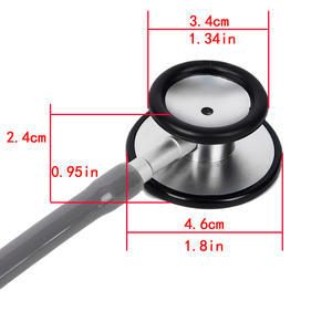 Estetoscopio Médico para Adultos, de Doble Cara, Doble Cabeza, de un Solo Tubo, de Aleación de Zinc, para Exportación de Comercio Exterior - Product Image 1