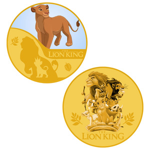 Moneda de Anime Americana al por Mayor: Moneda de Oro del Rey León con Decoración de Doble Lámina Dorada Recuerdo Ideal para Coleccionistas. - Product Image 4