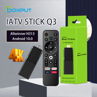 Reproductor Multimedia Inteligente Android TV Stick Q3 4K Directo de Fábrica, Allwinner H313 Quad Core, 5G, WiFi Dual, BT, 2GB, 16GB, Logotipo Personalizado Disponible