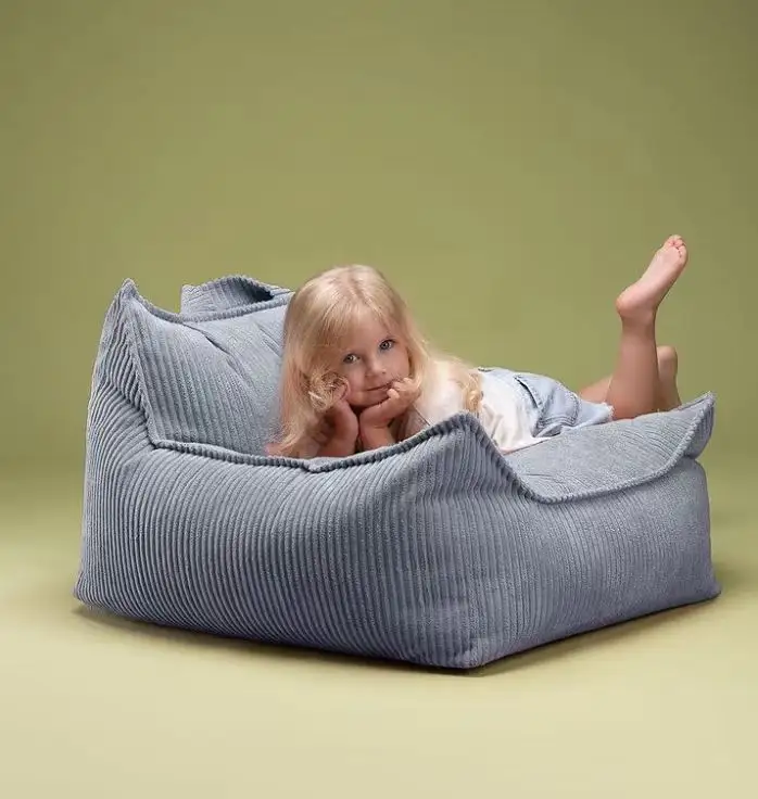 أريكة صغيرة صديقة للبيئة من INS HOT لغرفة نوم الأطفال مبيع بالجملة مبطنة بالقطن وغطاء كراسي الأطفال يمكن فصله عن بعضه