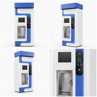 Distributeur d'eau intelligent RO 60-120 LPH à sortie unique avec paiement par pièces, carte et QR - Kiosque purificateur d'eau