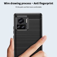 Coque de téléphone MOFI en fibre de carbone écologique pour Motorola Moto X30 Pro Edge 30 Ultra Edge X