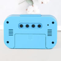 Jam Alarm Digital LCD Ukuran Mini Dengan Lampu Latar, Tampilan Tanggal, Hari, dan Suhu, Jam Pengatur Waktu untuk Meja Samping Tempat Tidur