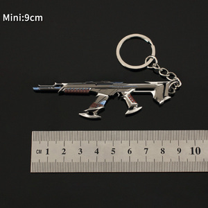 Kuronami Vandal Jordaan Valorant métal porte-clés <span class=keywords><strong>jordan</strong></span> porte-clés killjoy court pistolet modèle jouets vacances cadeau porte-clés noël - Product Image 5