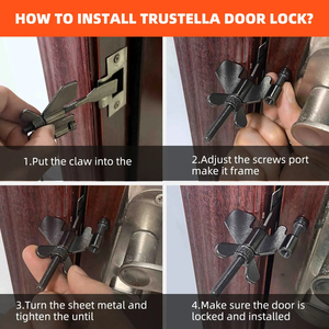 Cerradura Portátil para Puerta de Hotel, Ideal para Viajes, Defensa Personal, Anti-Robo, Seguridad en el Hogar - Product Image 2