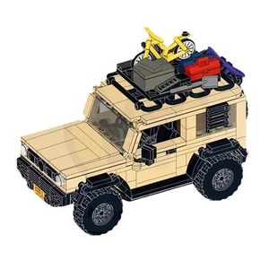 Bloques de construcción niño juguete regalo Construcción de plástico Moc coche modelo <span class=keywords><strong>mini</strong></span> Abs ladrillo Orv coche Abs juguete juego de bloques de construcción - Product Image 1