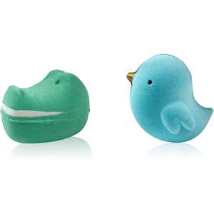 개인 라벨 6PCS 목욕 폭탄 세트 선물 상자 동물 모양 공룡 목욕 폭탄 - Product Image 5