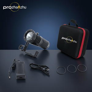 Lampe de plongée portable rechargeable PROZHAOZHU D40M SBT90 6000 Lumens en alliage d'aluminium, étanche IP68, 150M <span class=keywords><strong>sous</strong></span> l'eau, pour la plongée en grotte et en nacelle - Product Image 5