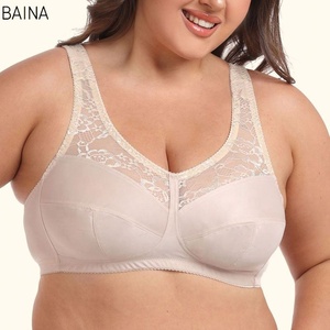 Sujetadores ultrafinos de marca Premium de talla grande, minimizador de busto grande, correas anchas de encaje transparente, etiquetas reemplazables para - Product Image 2