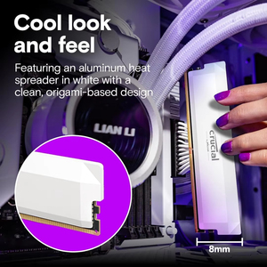 Crucial Pro DDR5 RAM 32GB Kit (2x16GB) 6400MHz CL38, Overclocking Desktop Gaming <strong>Memory</strong>, Intel XMP 3.0 &amp; AMD Expo Compatible - Product Image 3