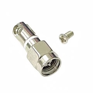 Connecteur coaxial RF à <span class=keywords><strong>prise</strong></span> mâle SMA avec pivot à vis nickelé pour <span class=keywords><strong>prise</strong></span> d'<span class=keywords><strong>antenne</strong></span> <span class=keywords><strong>t</strong></span>élescopique - Product Image 5