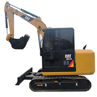 Jam kerja rendah Cat 305.5e2 harga diskon ekskavator Mini ulat 5 Ton untuk dijual bekas