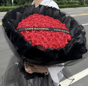 Boîte à fleurs cadeau Saint-Valentin pour anniversaire Graduation Noël Thanksgiving Home Deco Eternal Flower Gift - Product Image 1