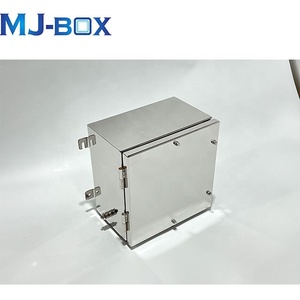 Đầy đủ hàn không thấm nước thép không gỉ 304 316L phân phối Hộp vít loại IP66 Hộp nối với backplate - Product Image 1