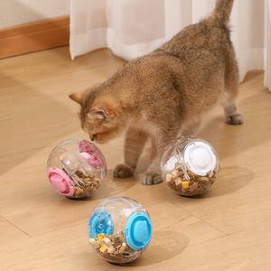 Nuevo tipo de juguete rompecabezas para mascotas con diseño de pelota dispensadora de comida para entretener a las mascotas - Product Image 1