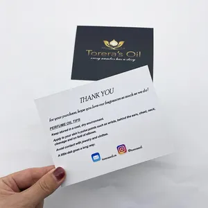 wholesale cardboard die cut business paper post card custom printing thank you card with logo