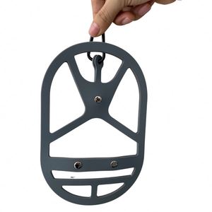 Protège-chaussures en silicone style chaîne, décorations boutonnes simples, 1 pièce par sac, emballage personnalisé, service OEM ODM, prix usine - Product Image 3