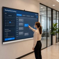 Écran interactif intelligent de 86 pouces pour la réservation de salles de réunion et l'affichage des horaires