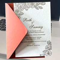 Carte de remerciement personnalisée, autocollant, logo de marque privée, carte de vœux en papier, gaufrage à chaud or, emballage de marque, petite entreprise