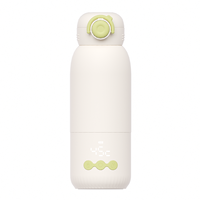 Calentador de Biberones Portátil Recargable para Exteriores Noobebe NB-TN308A, 350 ml, Botón de Silicona, Temperatura Ajustable, Gran Venta 2026