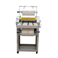 SMFM520B Plastifieuse numérique manuelle à chauffage par bain d'huile, format A2 A3, double face, avec rembobinage automatique