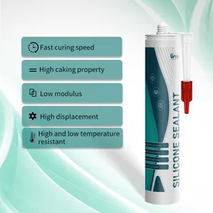 Kingwit High Displacement Low Modulus 600ml Foil Sausage Silicon Sealant For Window Best Quality Sausage