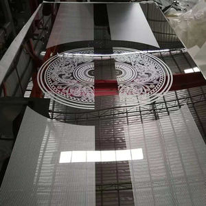 거울 에칭 ss 엘리베이터 문 패널 1.2mm 두꺼운 14 게이지 316 스테인레스 스틸 5x10 시트 - Product Image 4